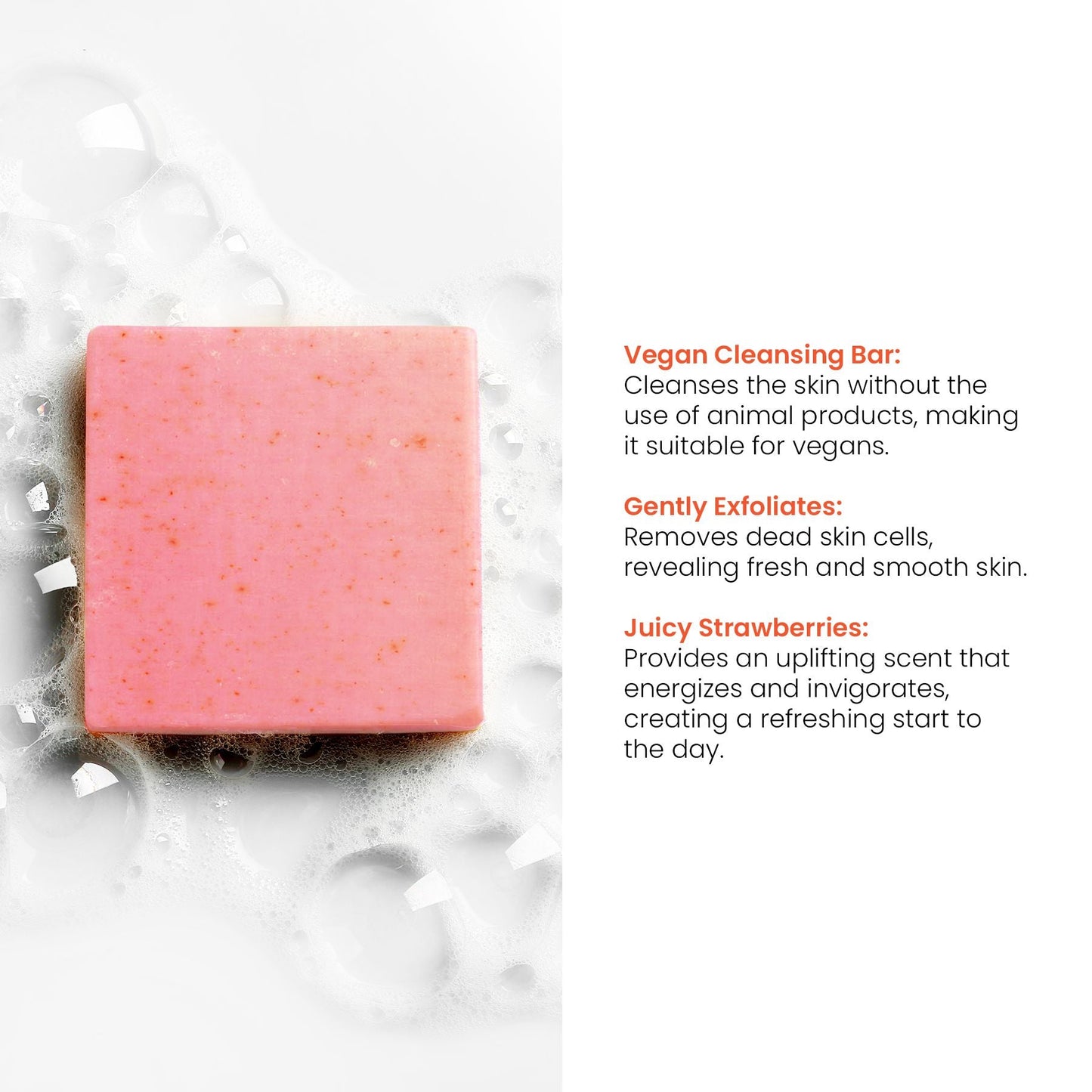 Dr Botanicals La Rose Française Facial Cleansing Bar (Pack of 5) 100g x 5