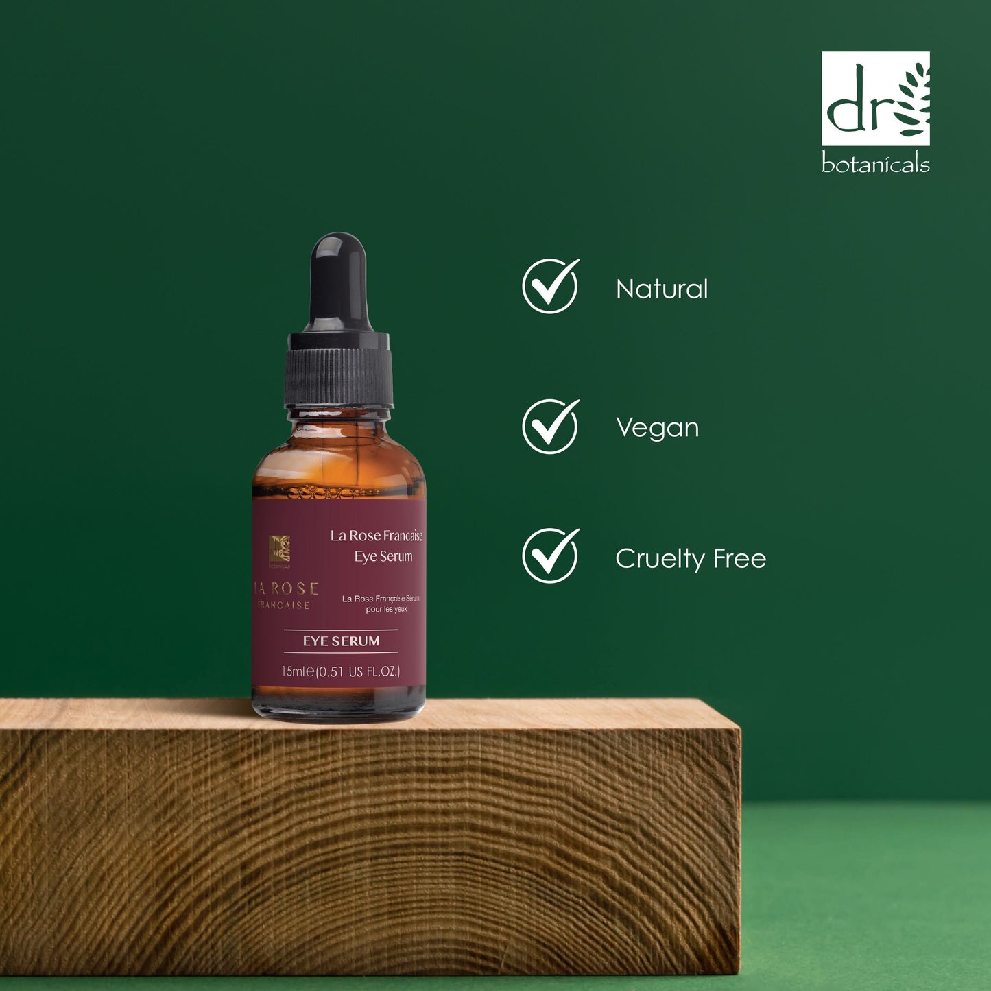 Dr Botanicals La Rose Francaise Eye Serum 15ml