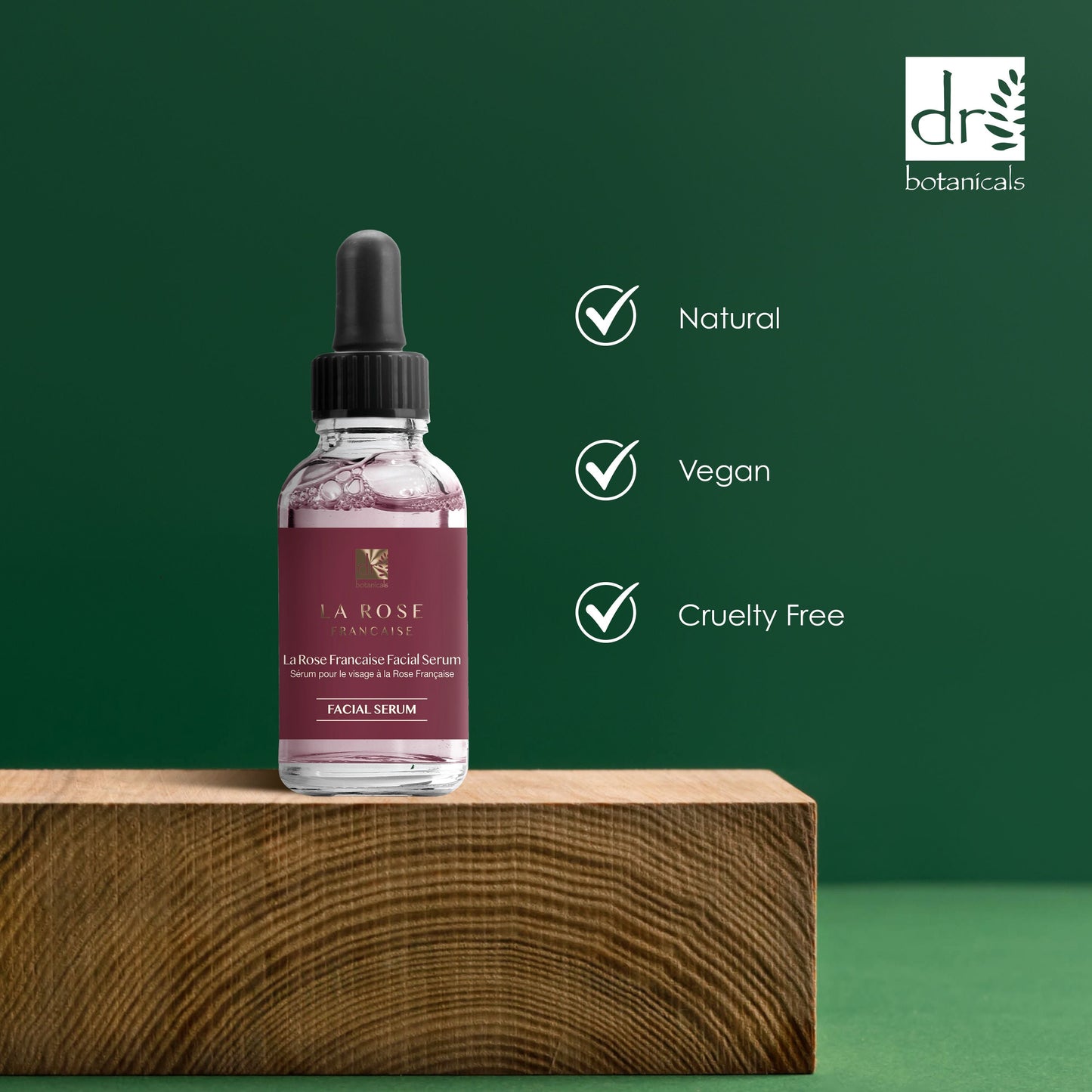 Dr Botanicals La Rose Francaise Facial Serum 30ml