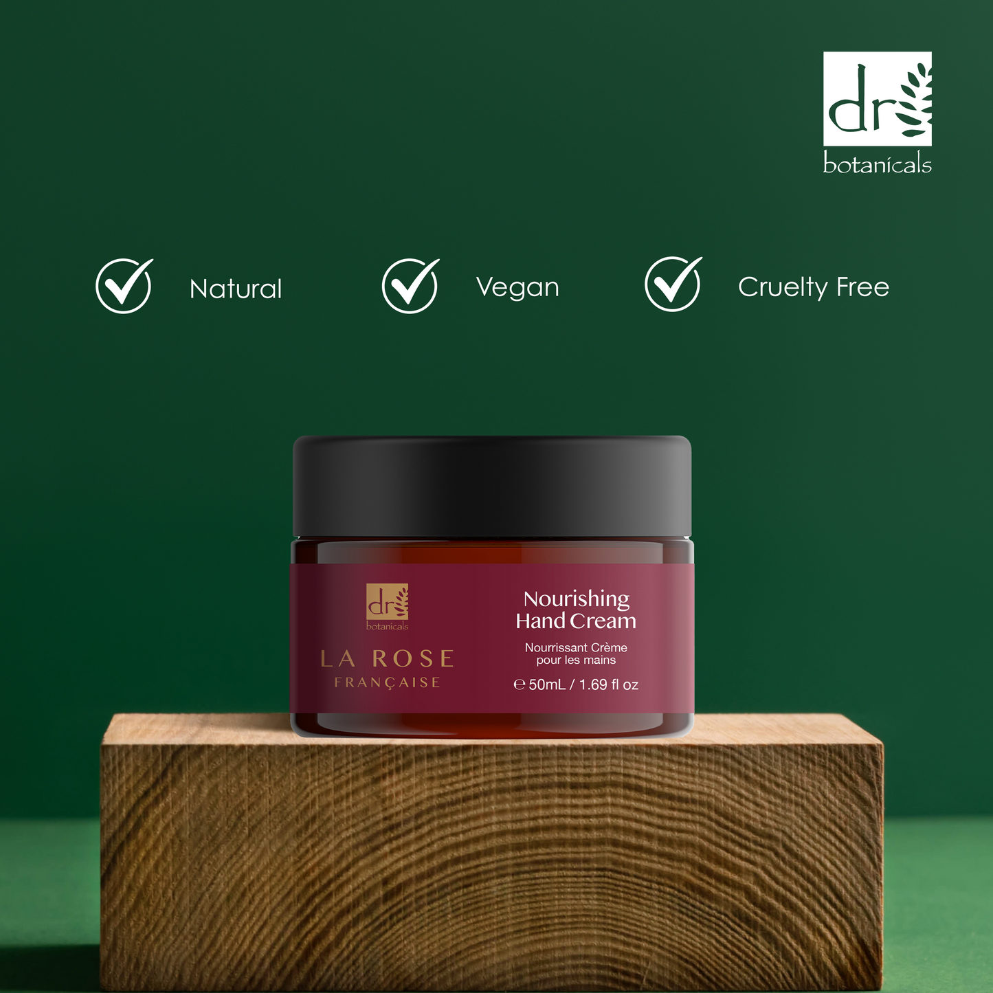 Dr Botanicals La Rose Francaise Hand Cream 50ml