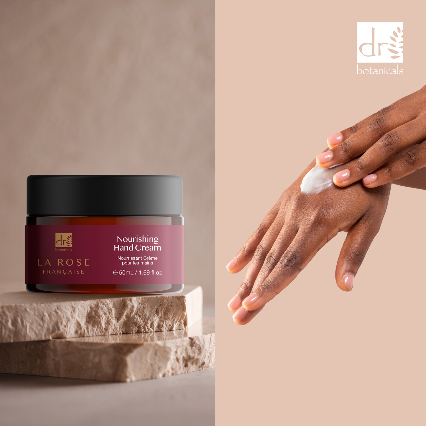 Dr Botanicals La Rose Francaise Hand Cream 50ml
