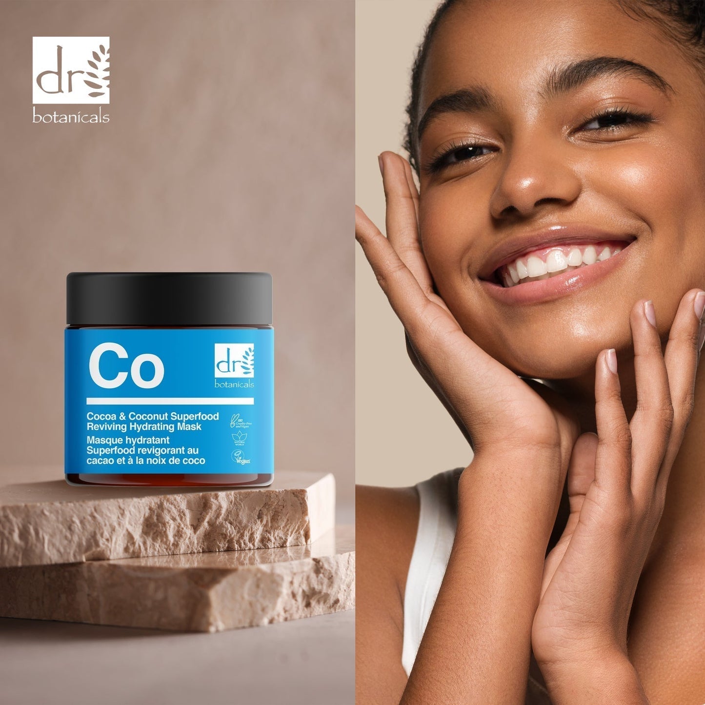 Dr Botanicals Cocoa & Coconut Superfood Reviving Hydrating Mask 60ml