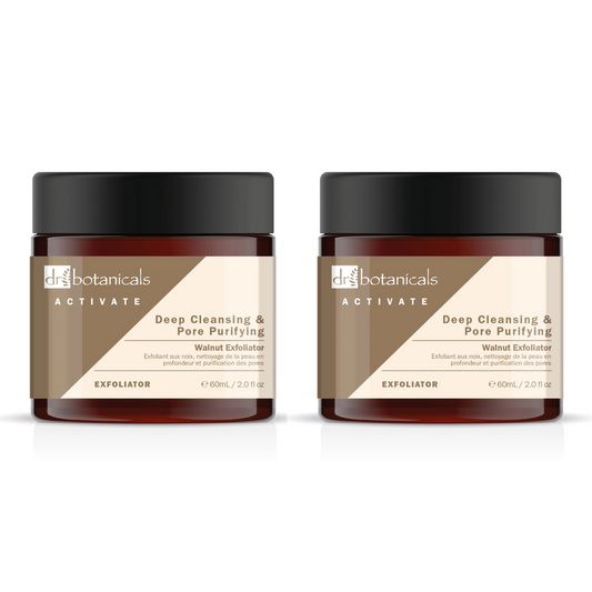 Dr Botanicals Activate Deep Cleansing & Pore Purifying Walnut Exfoliator 60ml